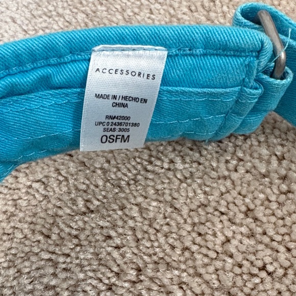 Blue Visor Cap - Picture 2 of 5